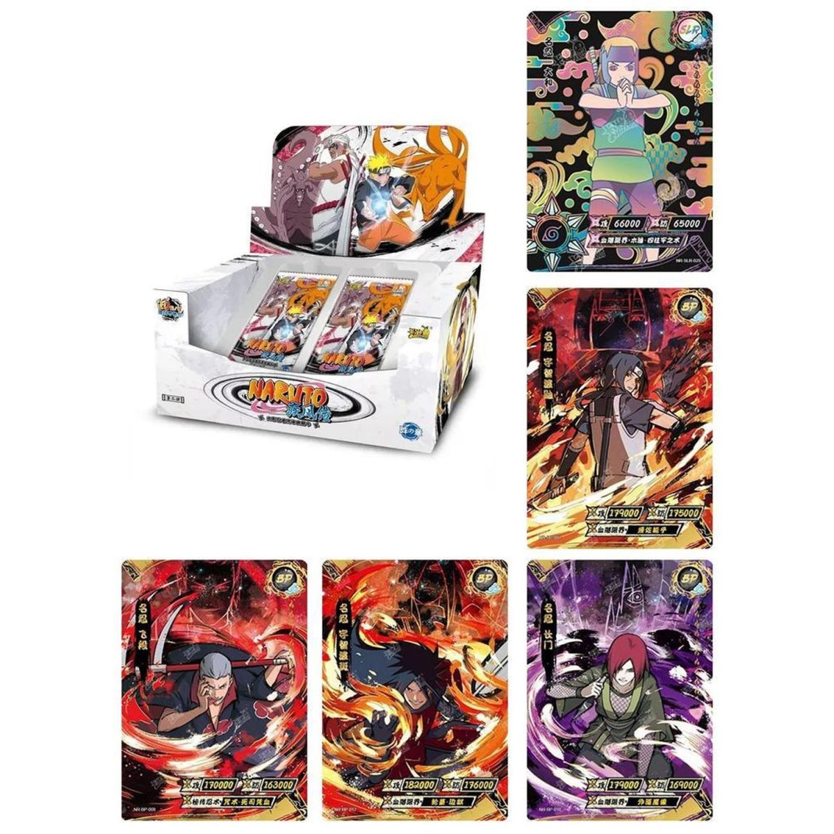 Kayou 110 – Naruto – Box mit 18 Boostern – T4W3 Naruto Shippuden TIER 4 WAVE 3 – Chinesisch