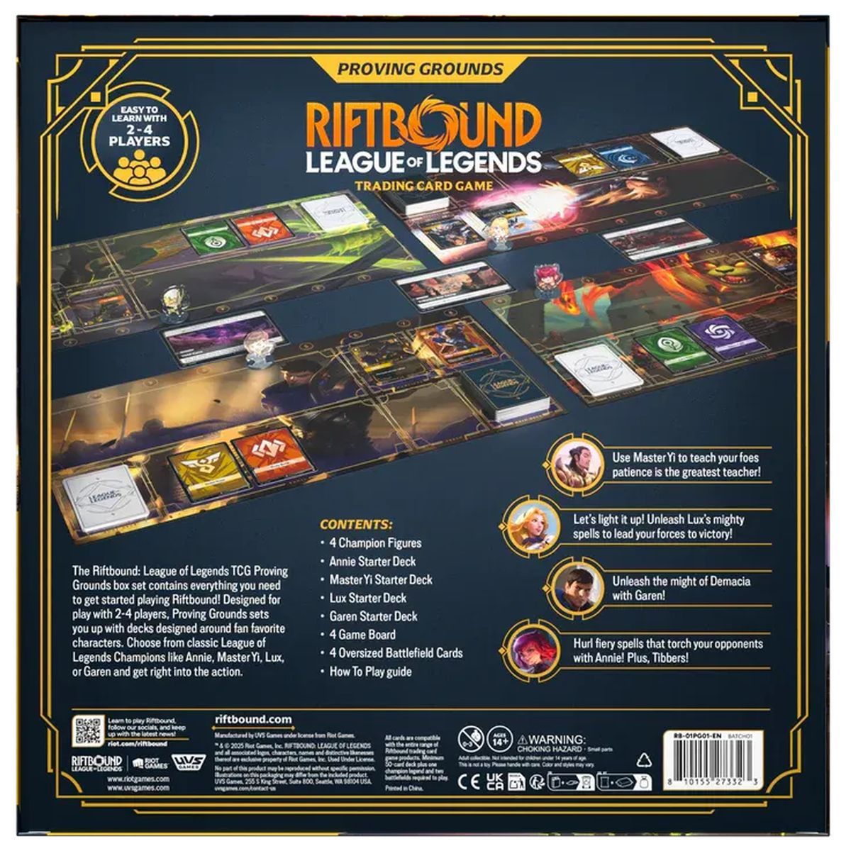 Starter Kit – Origins: Proving Ground – Riftbound League of Legends TCG – Englisch