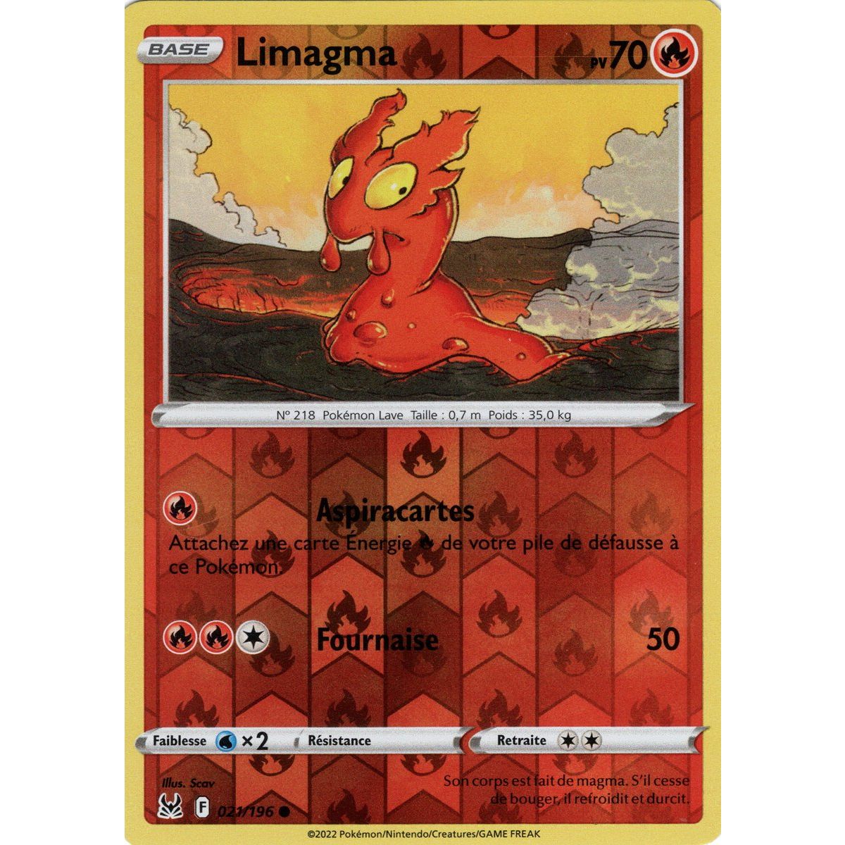 Limagma – Reverse 21/196_R – Schwert und Schild 11 Lost Origin