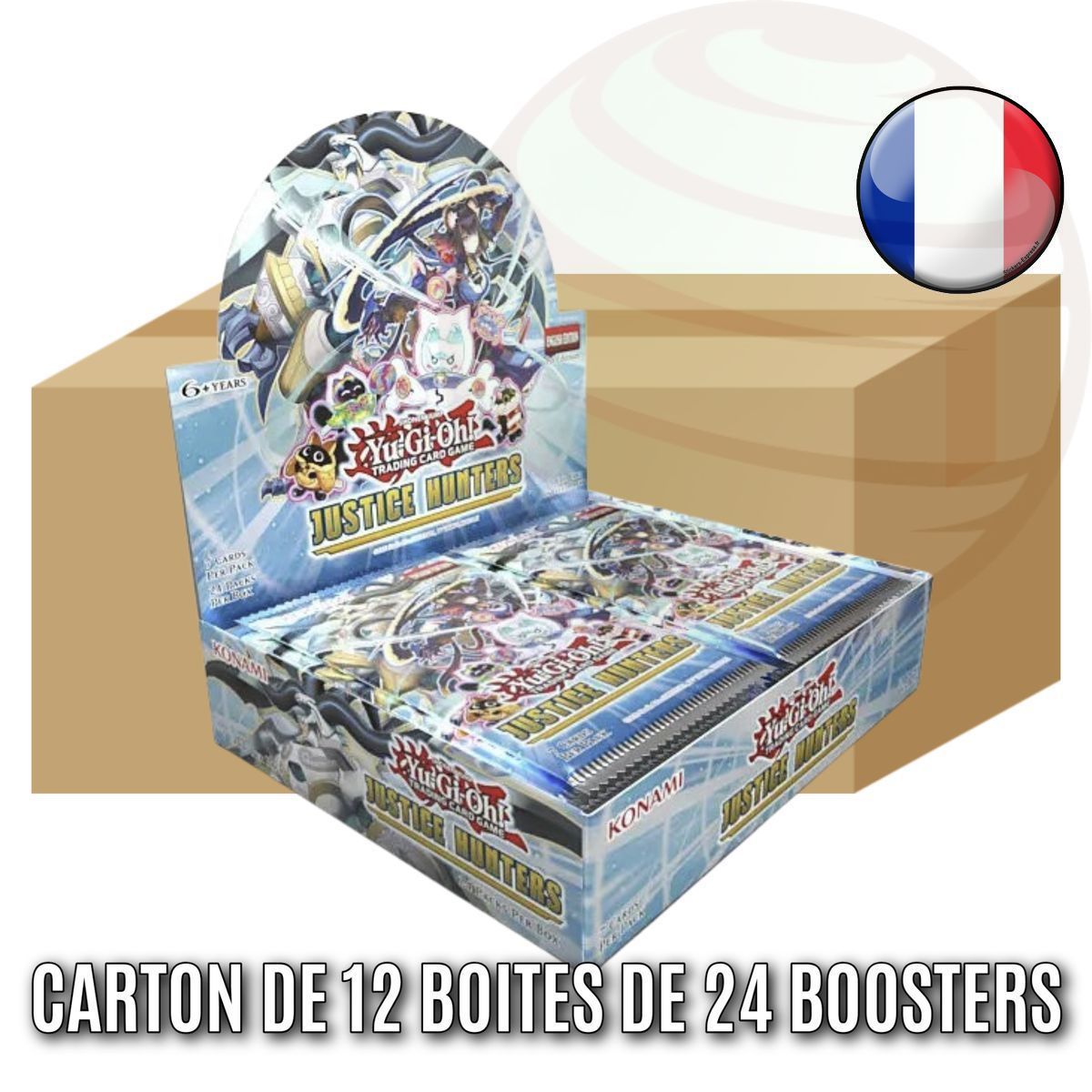 Item 12er-Set Boxen mit je 24 Boostern – Hunters of Justice – Yu-Gi-Oh! - JUSH - FR