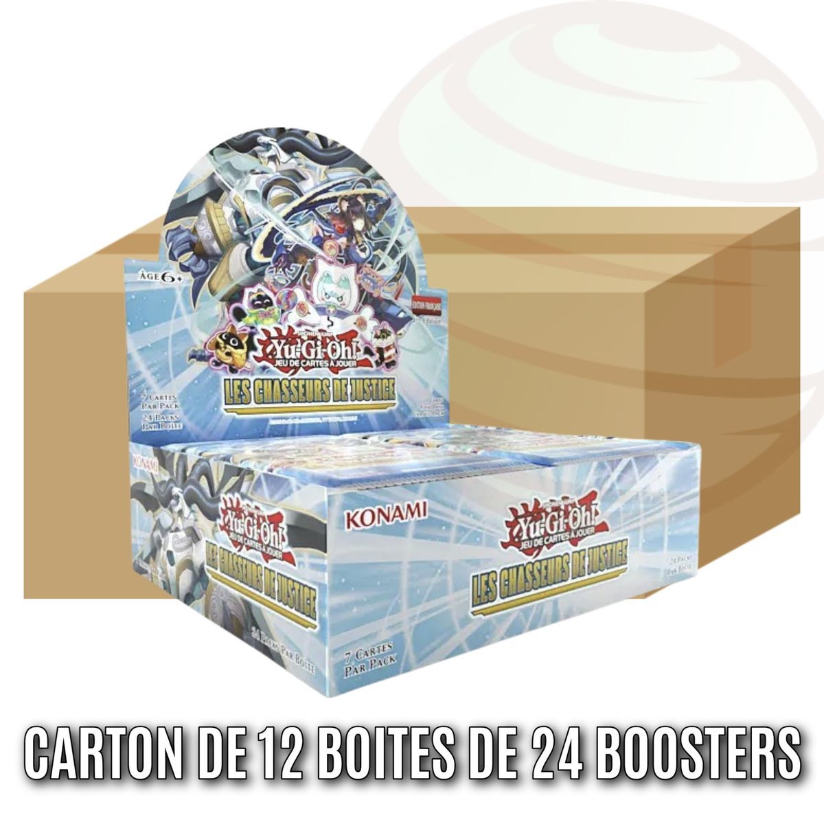 Item 12er-Set Boxen mit je 24 Boostern – Hunters of Justice – Yu-Gi-Oh! - JUSH - FR