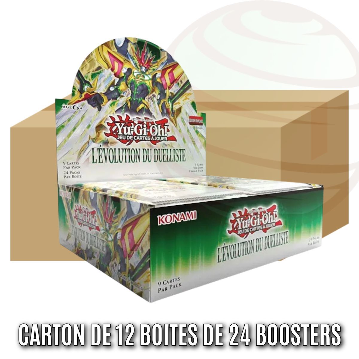 12er-Set Boxen mit je 24 Boostern – Duelist Evolution – Yu-Gi-Oh! - DUAD - FR