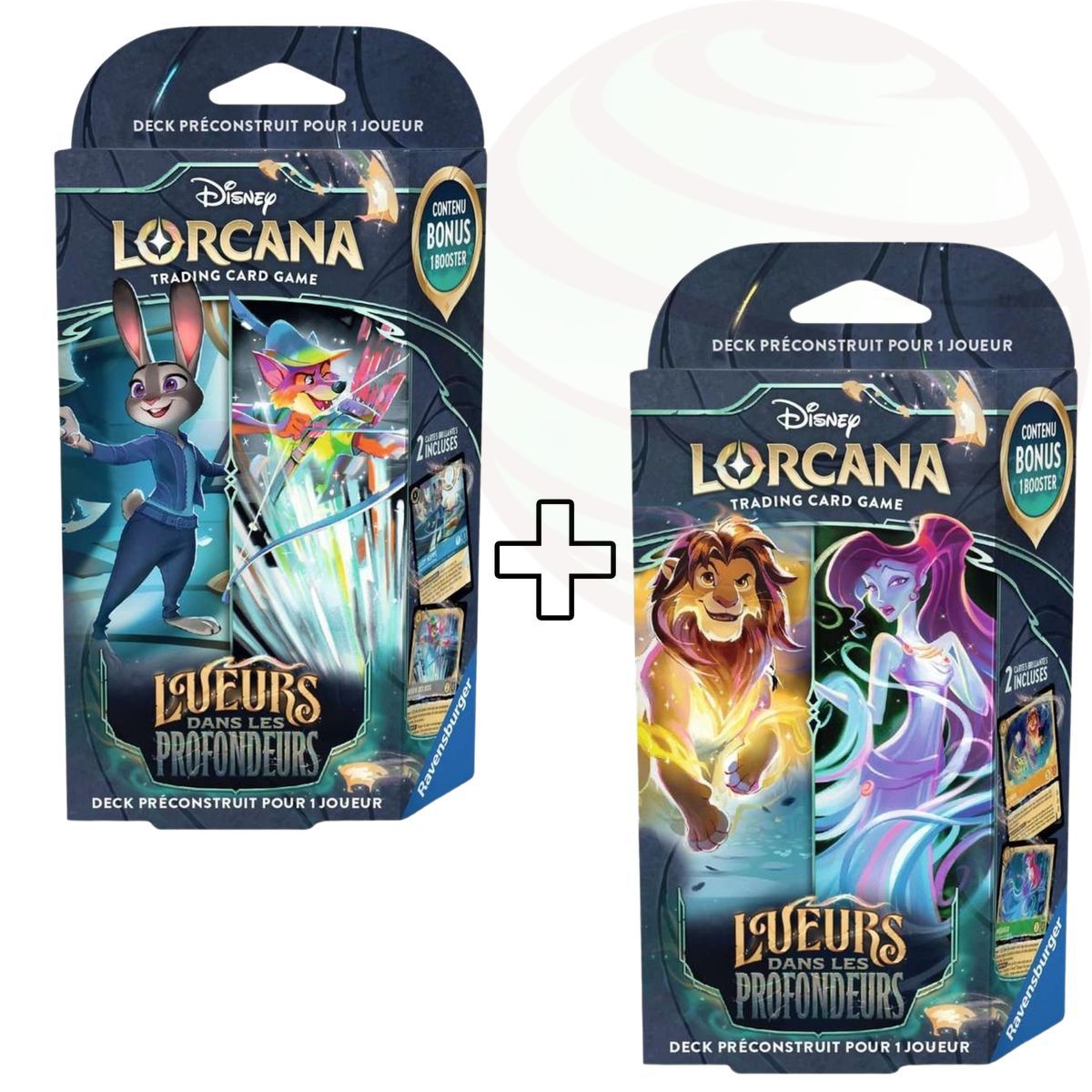 Set mit 2 Starterdecks – Kapitel 10: Lichter aus der Tiefe – Disney Lorcana – Set 10 – FR