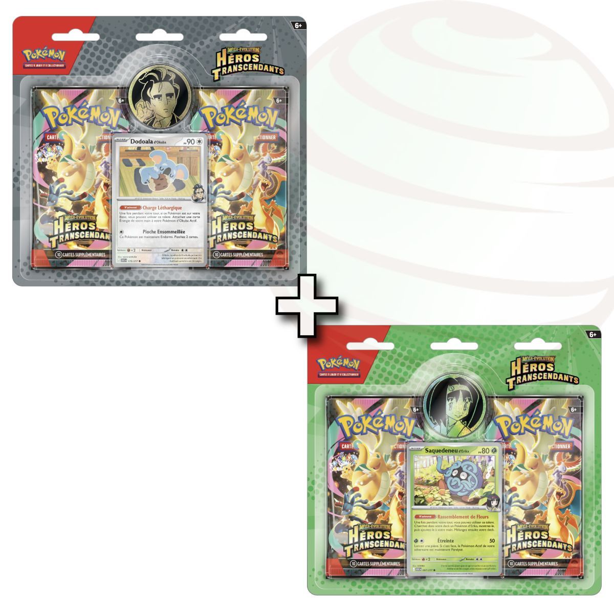 2er-Pack Duo-Pack – 2 Booster – Okubas Komala/Erikas Tangela – Mega-Entwicklung – Transzendente Helden [ME02.5][ASC] – Pokémon – FR