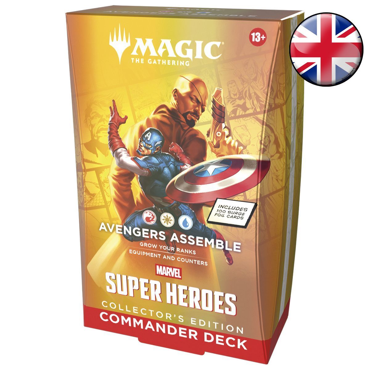 Konvolut von 4 Commander-Decks (Collector's Edition) – Marvel Super Heroes – Magic: The Gathering – FR