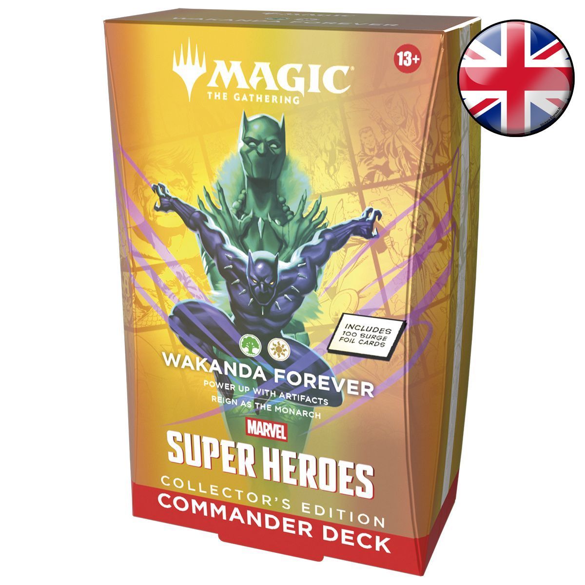 Konvolut von 4 Commander-Decks (Collector's Edition) – Marvel Super Heroes – Magic: The Gathering – FR