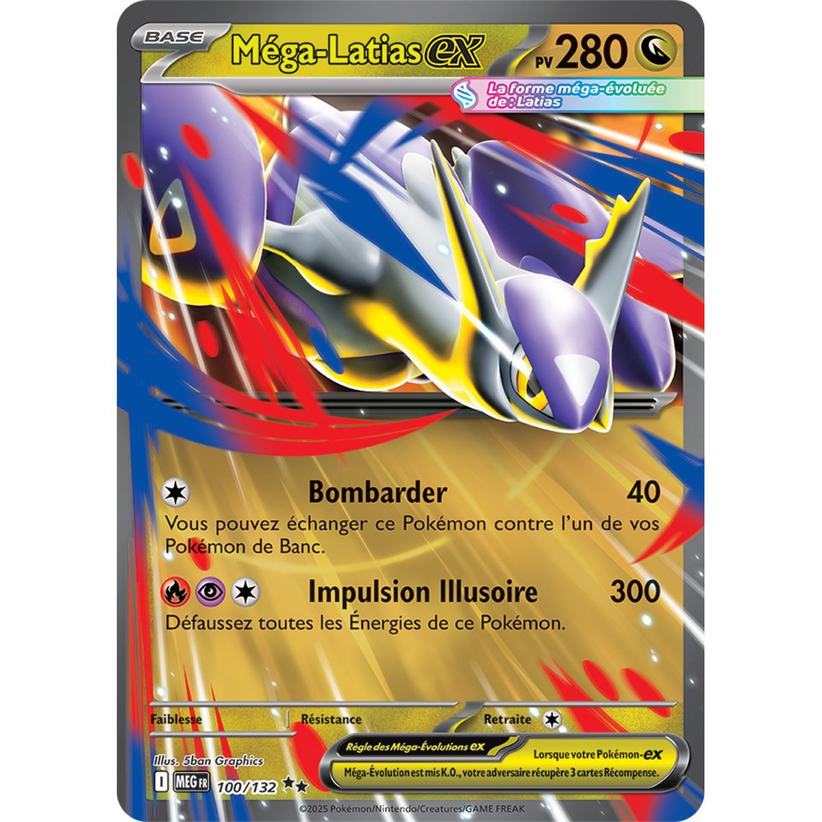 Mega Latias-ex – Double Rare 100/132 – Mega Evolution