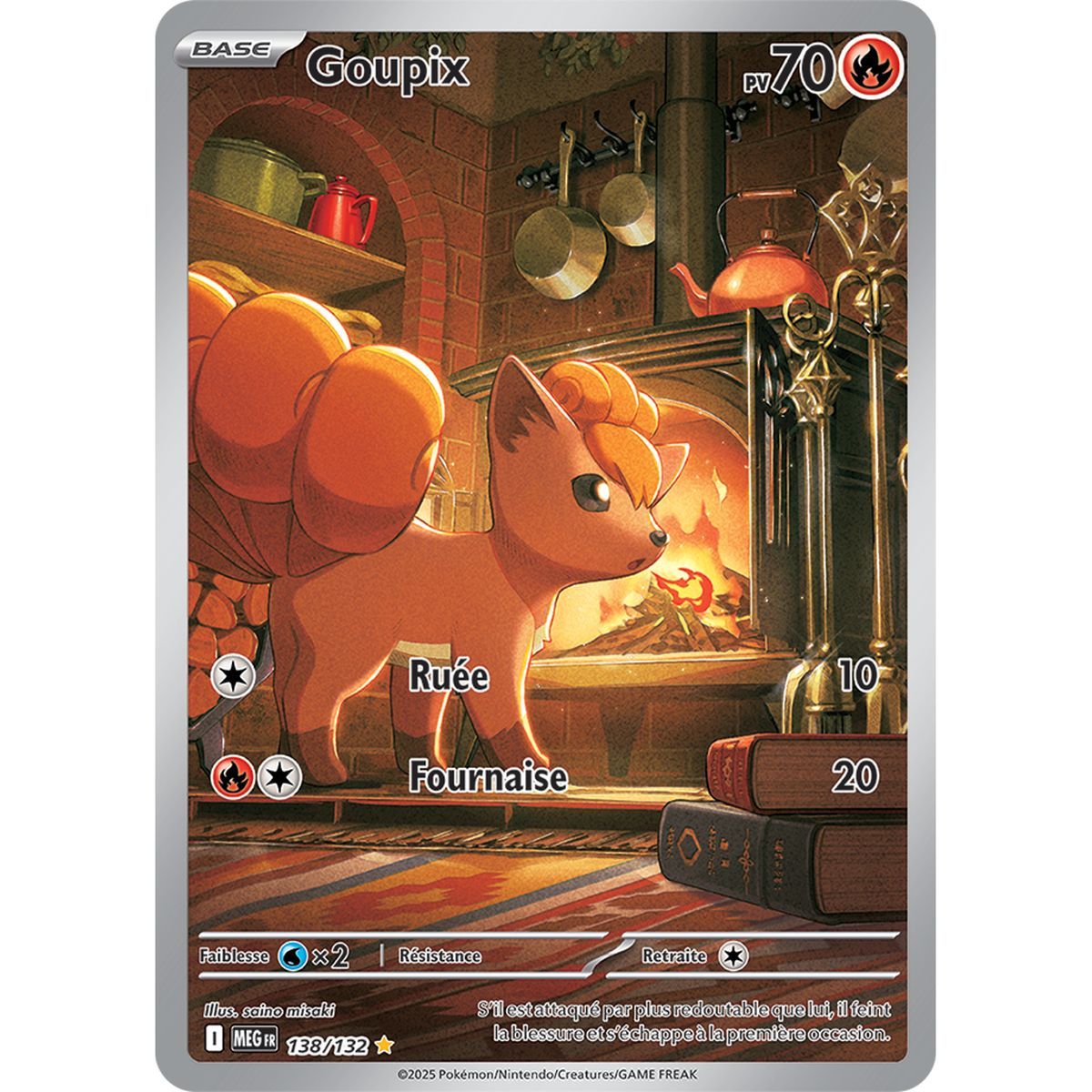 Vulpix – Seltene Illustration 138/132 – Mega-Entwicklung