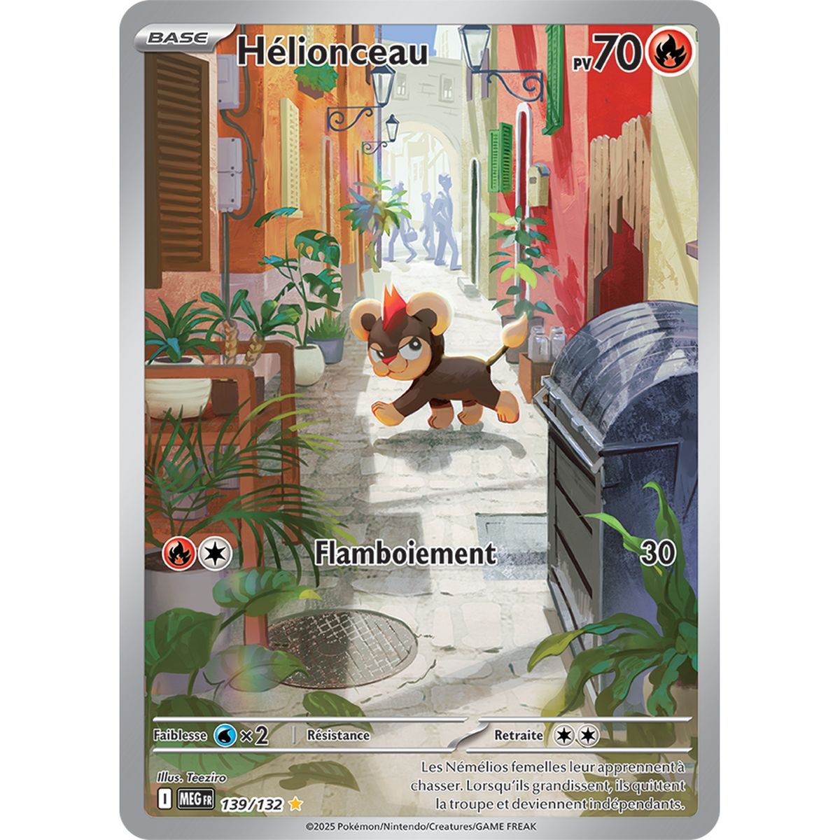 Litleo – Seltene Illustration 139/132 – Mega-Entwicklung