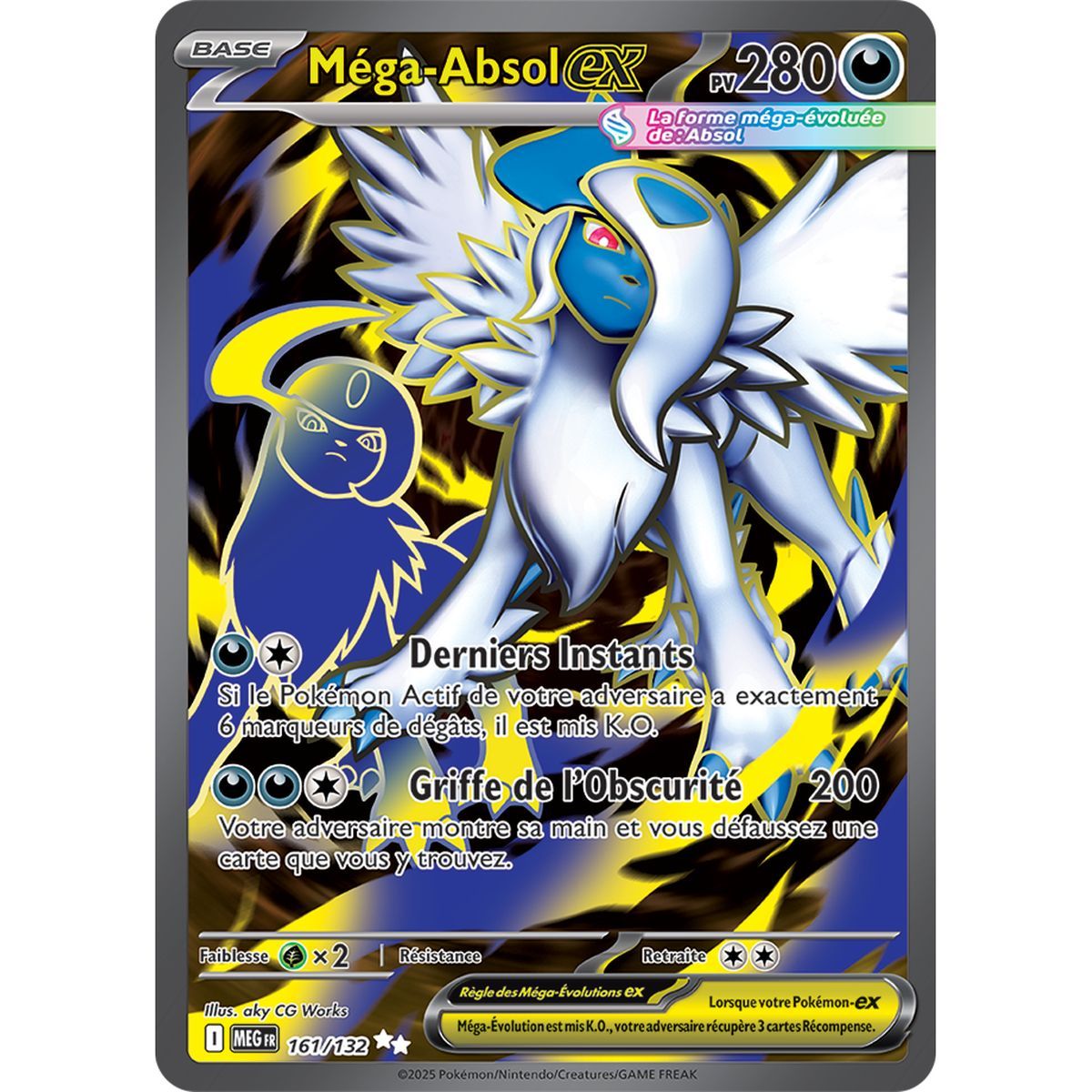 Item Mega-Absol-ex – Ultra Rare 161/132 – Mega-Entwicklung
