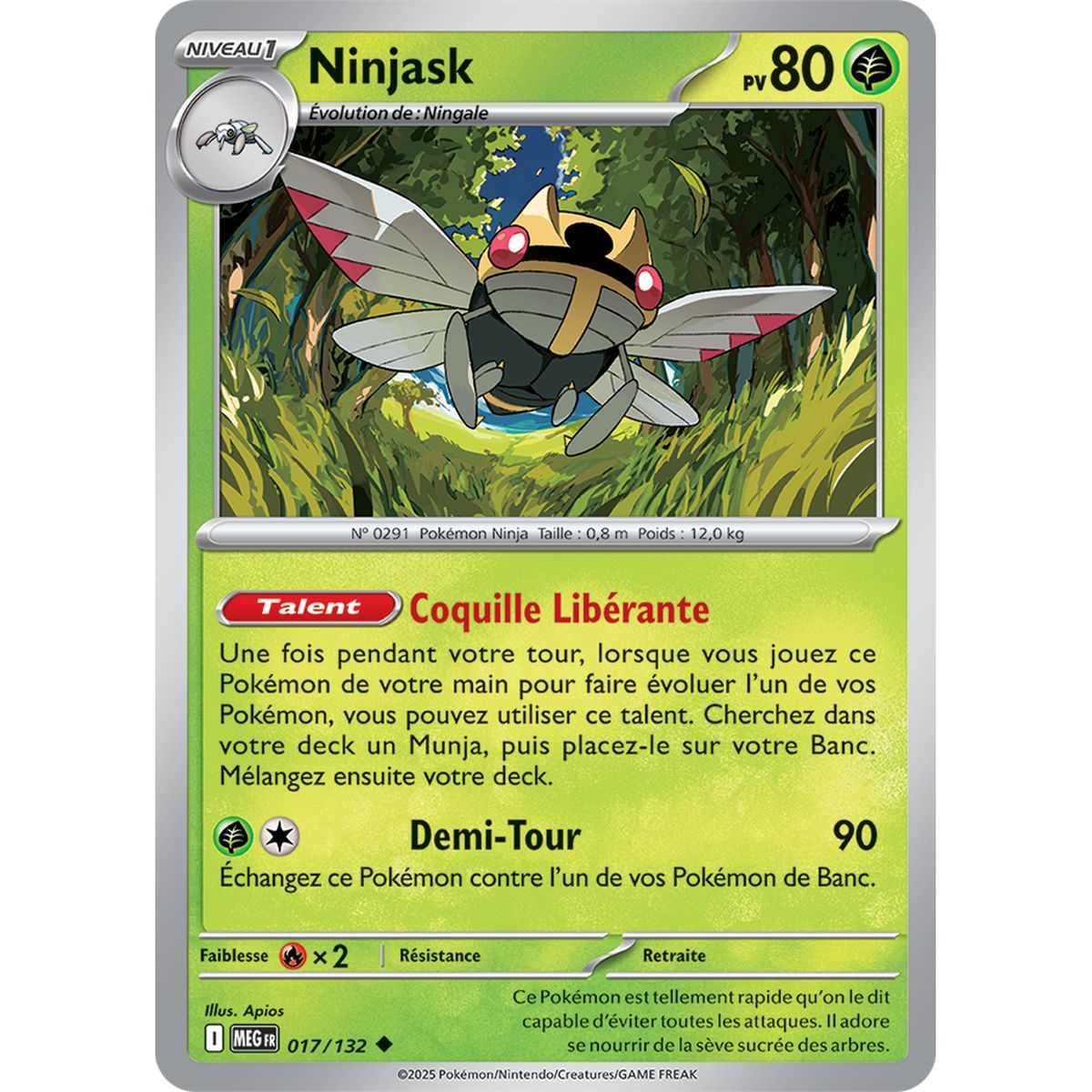 Ninjask - Reverse 17/132 - Mega-Entwicklung