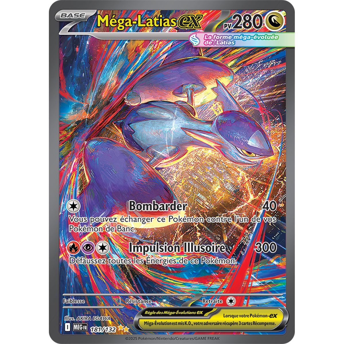 Mega-Latias-ex – Seltene Spezialillustration 181/132 – Mega-Entwicklung