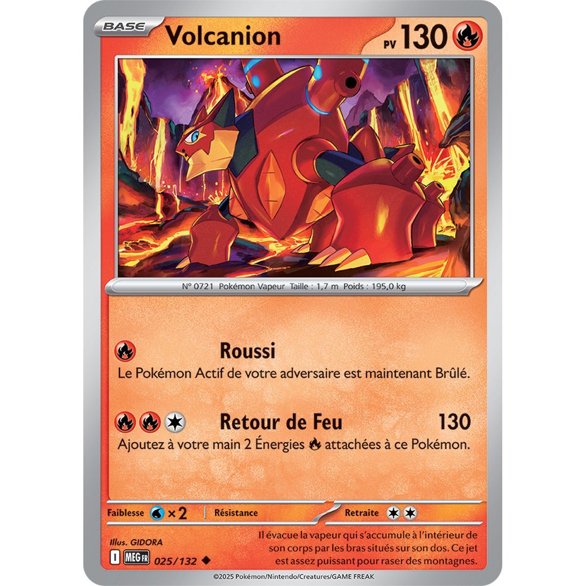 Volcanion - Reverse 25/132 - Mega-Entwicklung