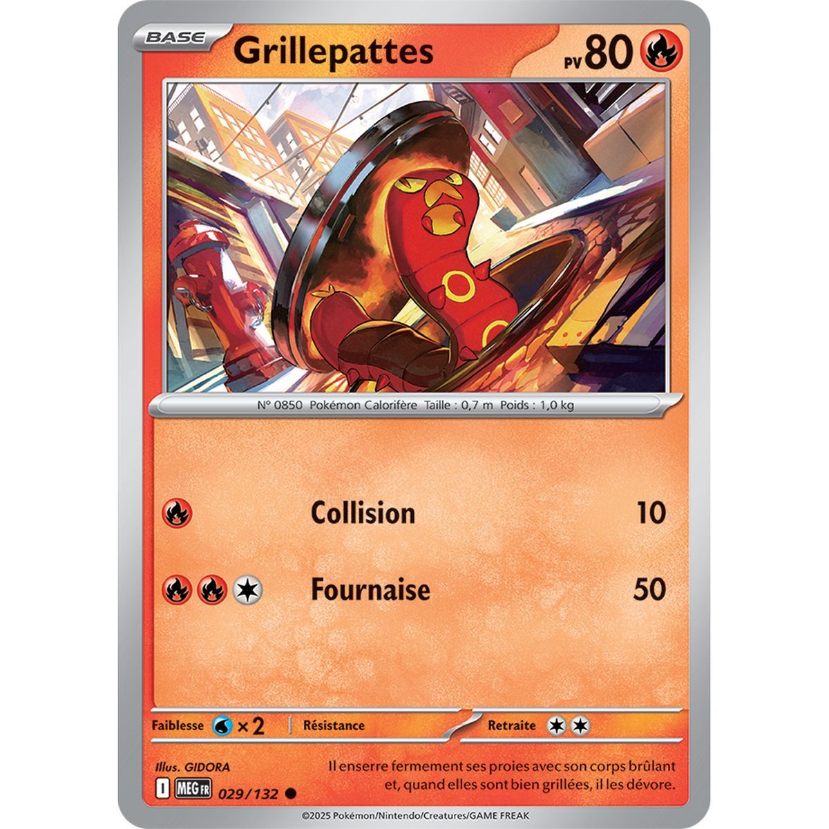 Grillepattes - Reverse 29/132 - Mega Evolution