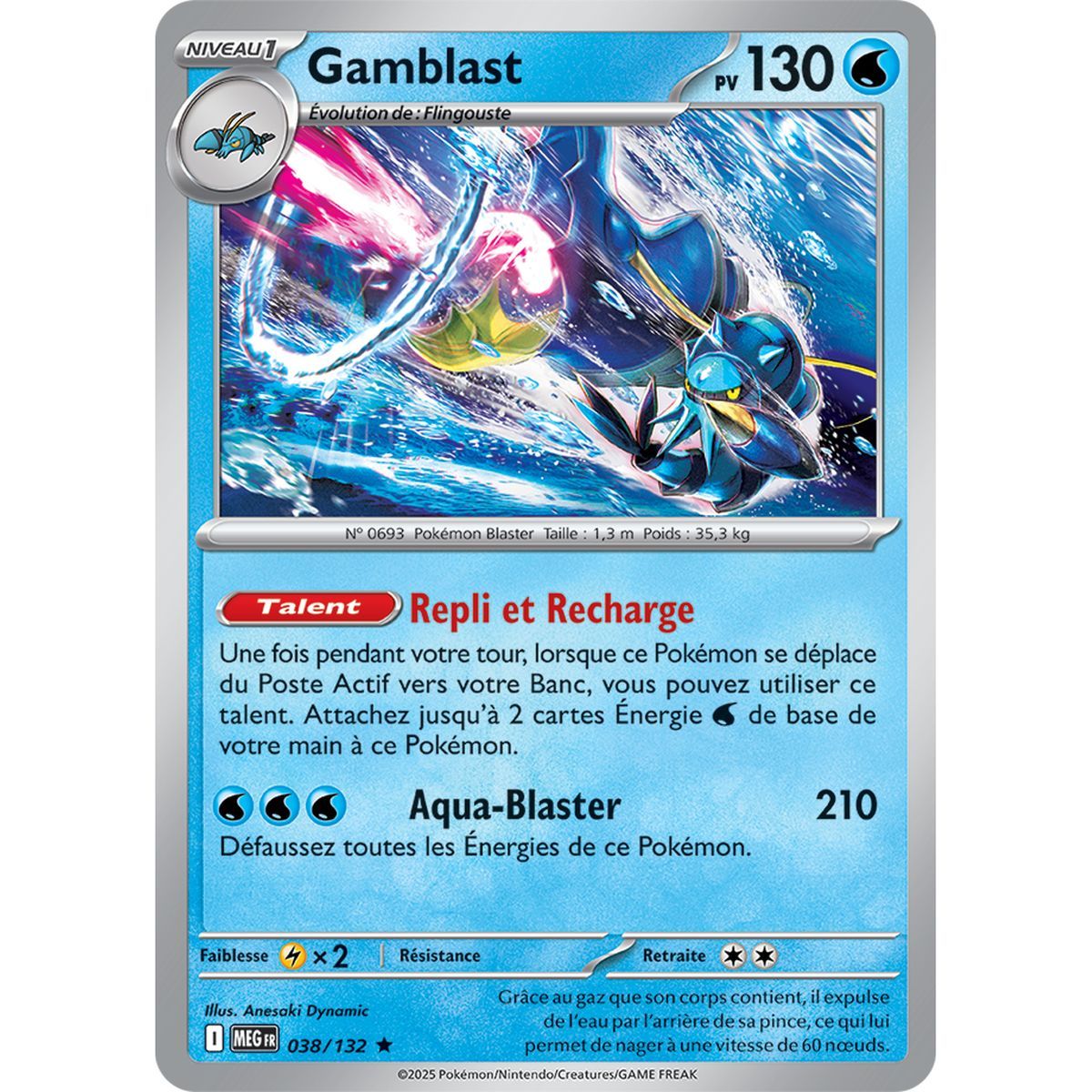 Gamblast – Holo Rare 38/132 – Mega-Entwicklung