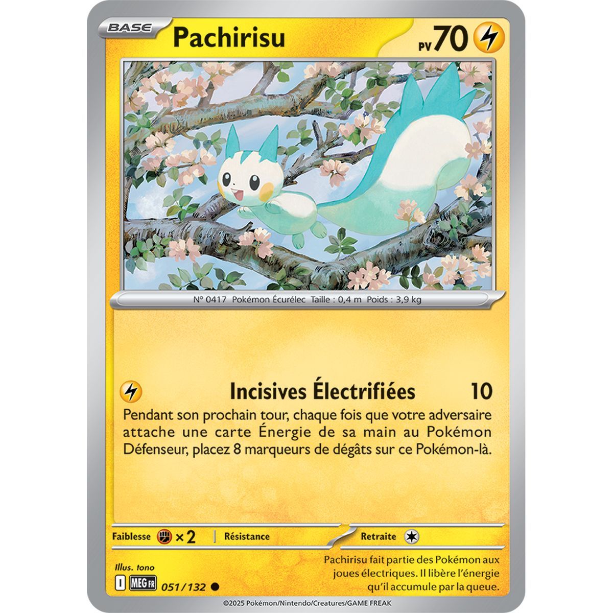 Pachirisu – Kommune 51/132 – Mega-Evolution