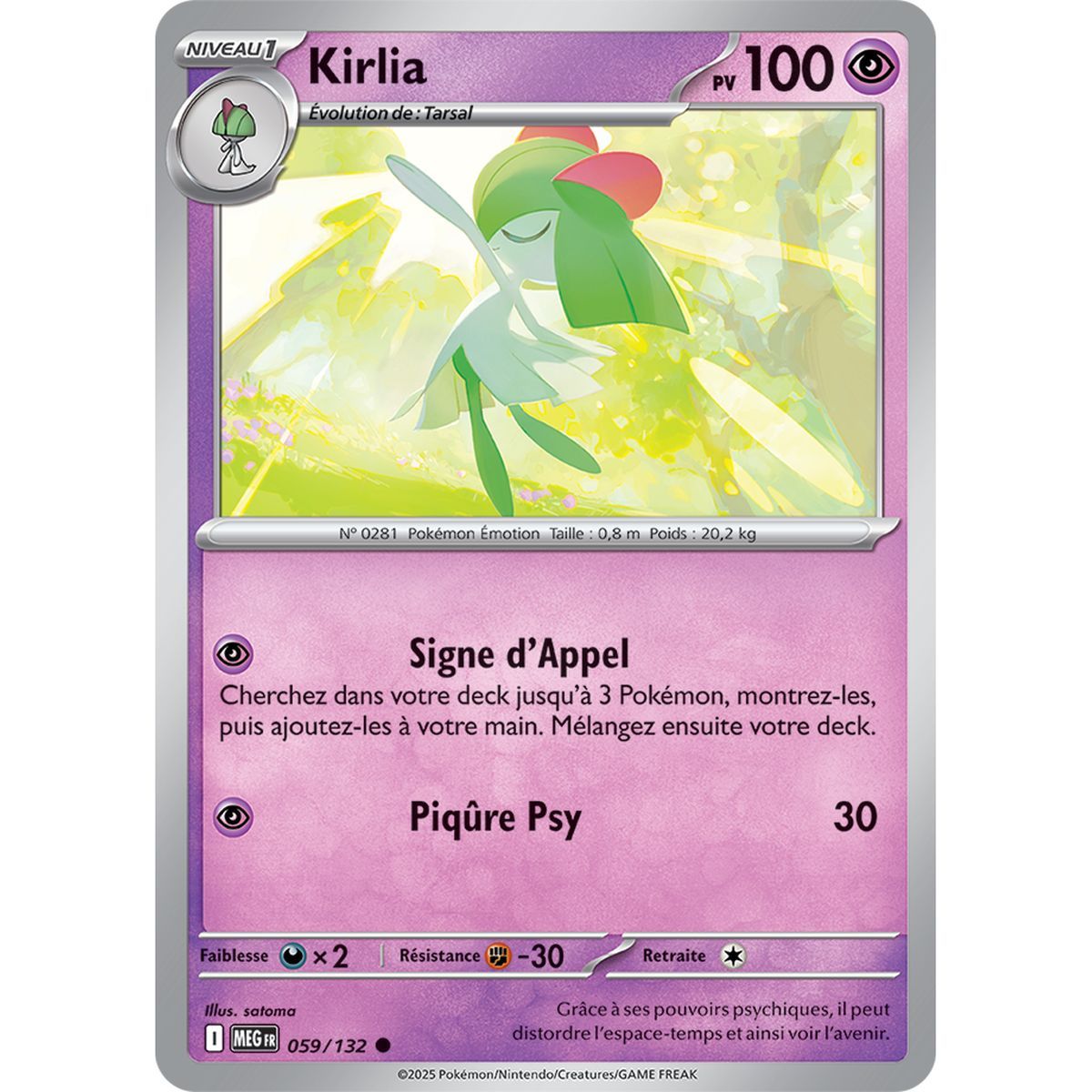 Kirlia - Reverse 59/132 - Mega-Entwicklung