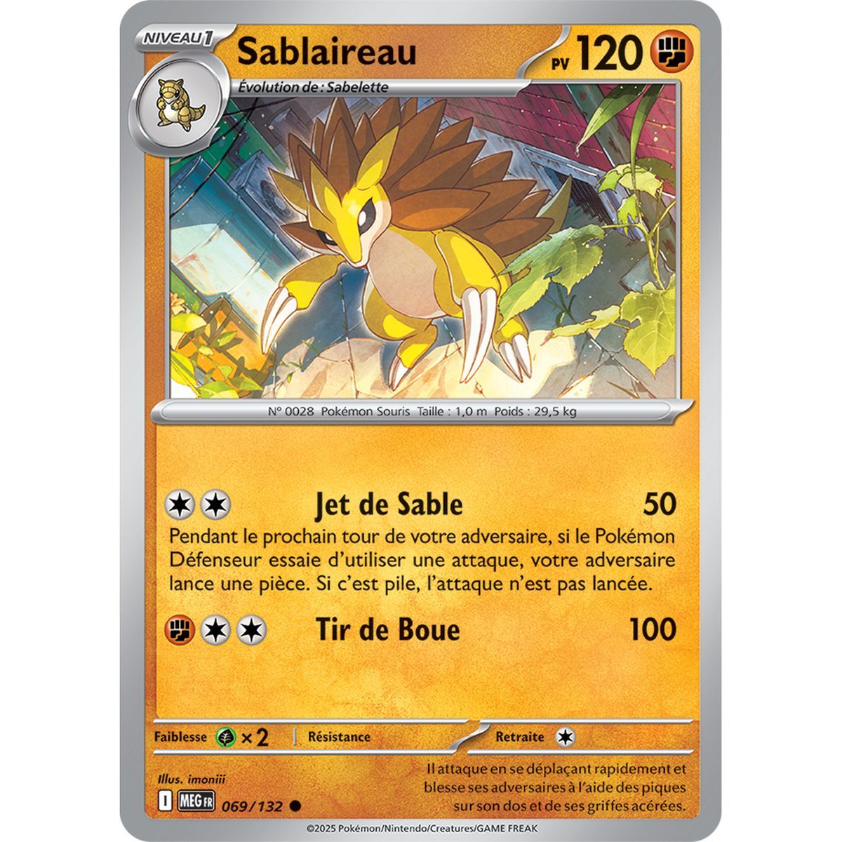 Sandslash – Reverse 69/132 – Mega Evolution