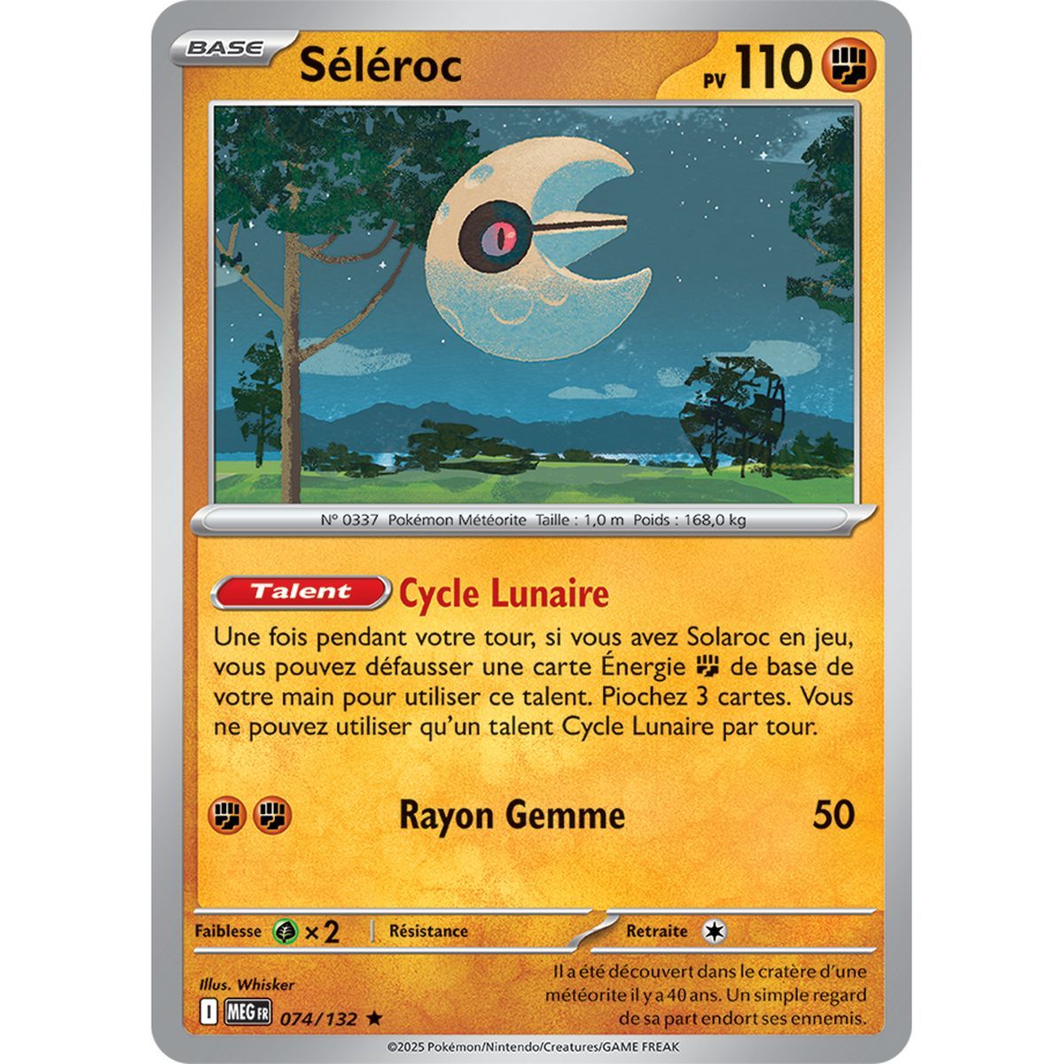 Lunatone – Holo Rare 74/132 – Mega Evolution