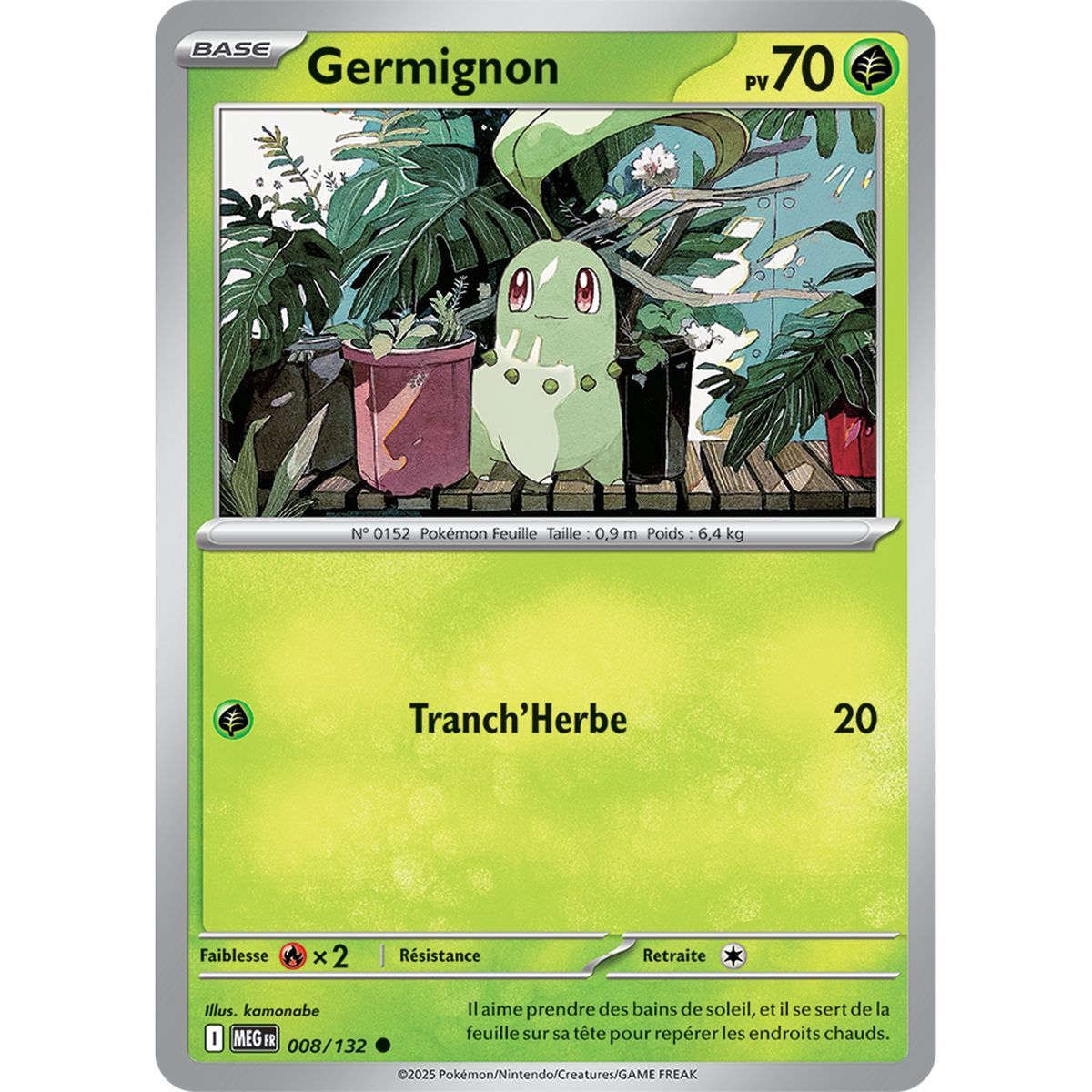 Chikorita – Reverse 8/132 – Mega Evolution