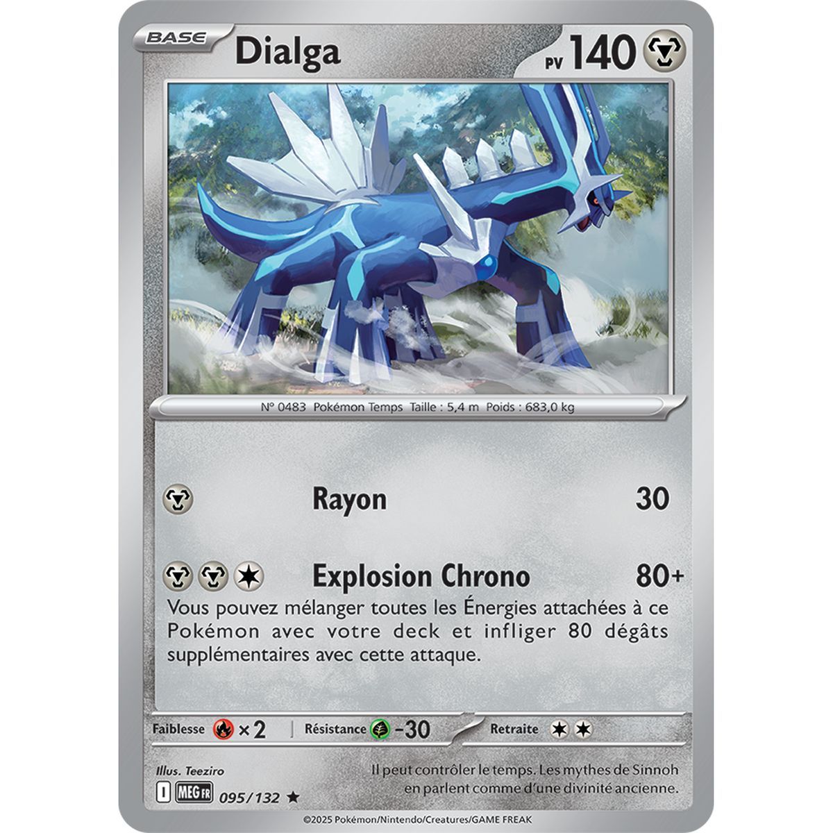 Dialga – Holo Rare 95/132 – Mega-Entwicklung