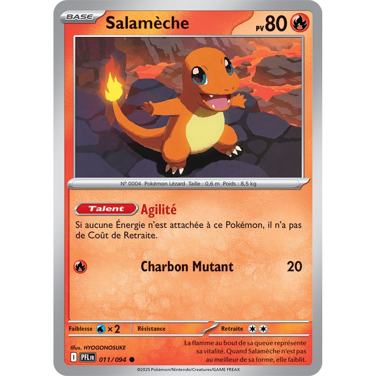 Charmander - Reverse 11/94 - Mega-Entwicklung 2 Phantasmagorische Flammen