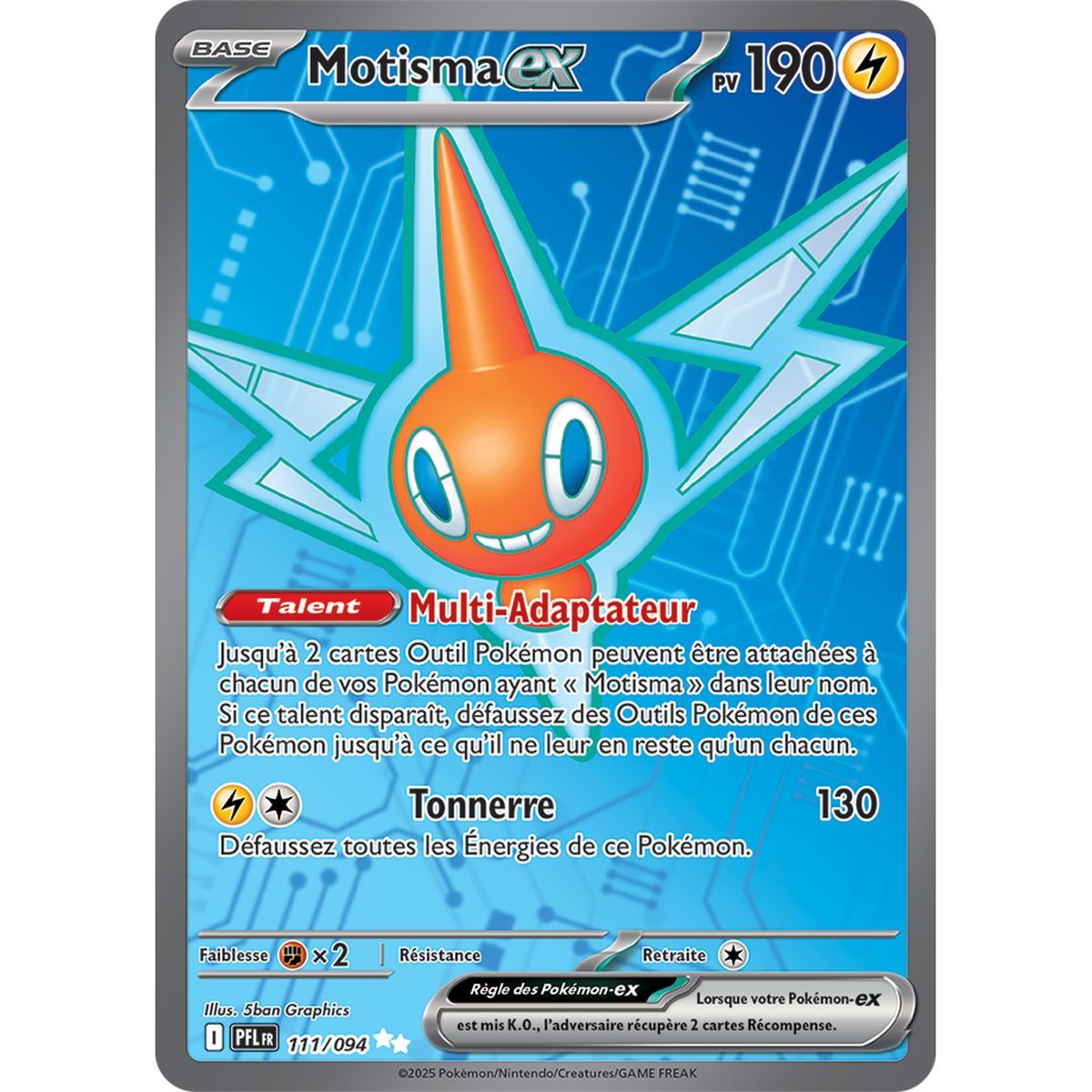 Rotom-ex - Ultra Rare 111/94 - Mega-Entwicklung 2 Phantasmagorische Flammen