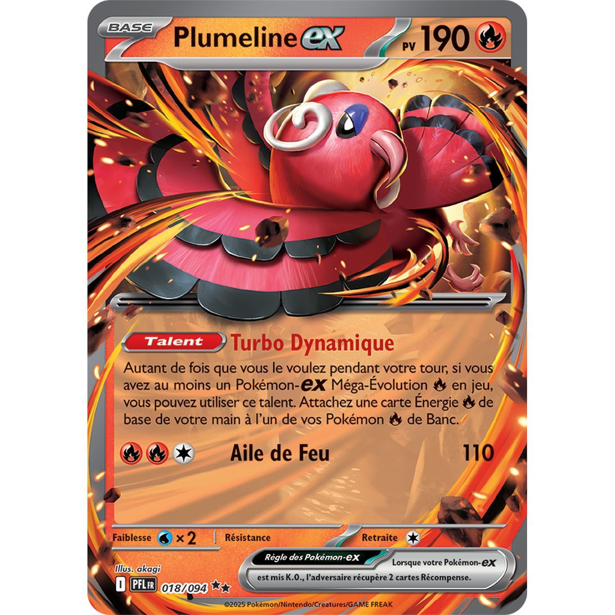 Plumeline-ex - Doppelt selten 18/94 - Mega-Entwicklung 2 Phantasmagorische Flammen