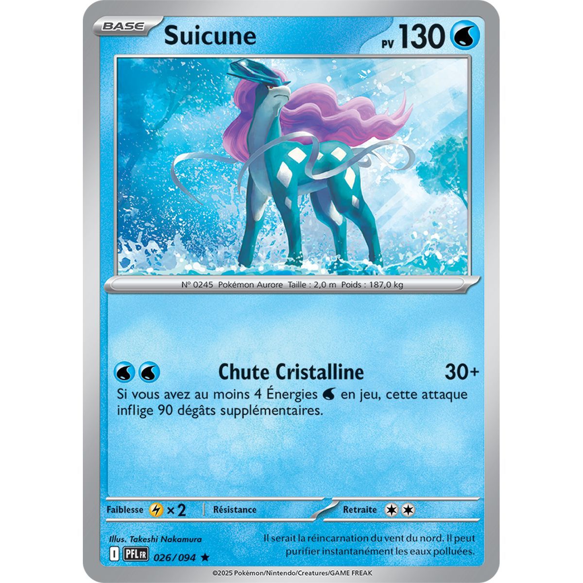 Suicune - Reverse 26/94 - Mega-Entwicklung 2 Phantasmagorische Flammen