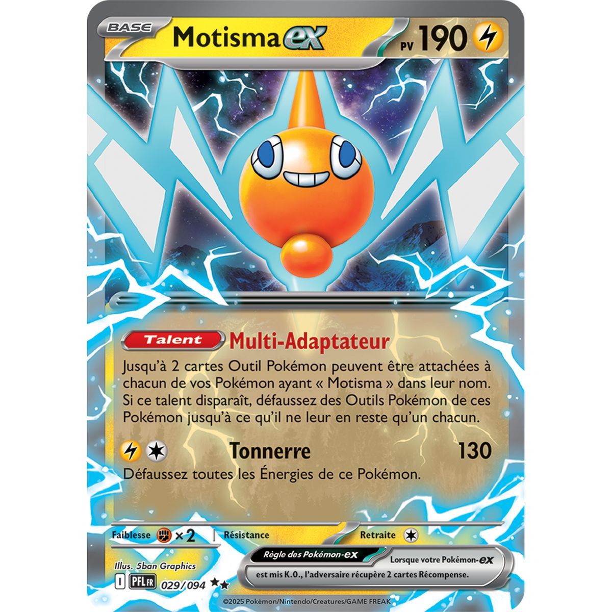 Rotom-ex - Doppelt selten 29/94 - Mega-Entwicklung 2 Phantasmagorische Flammen