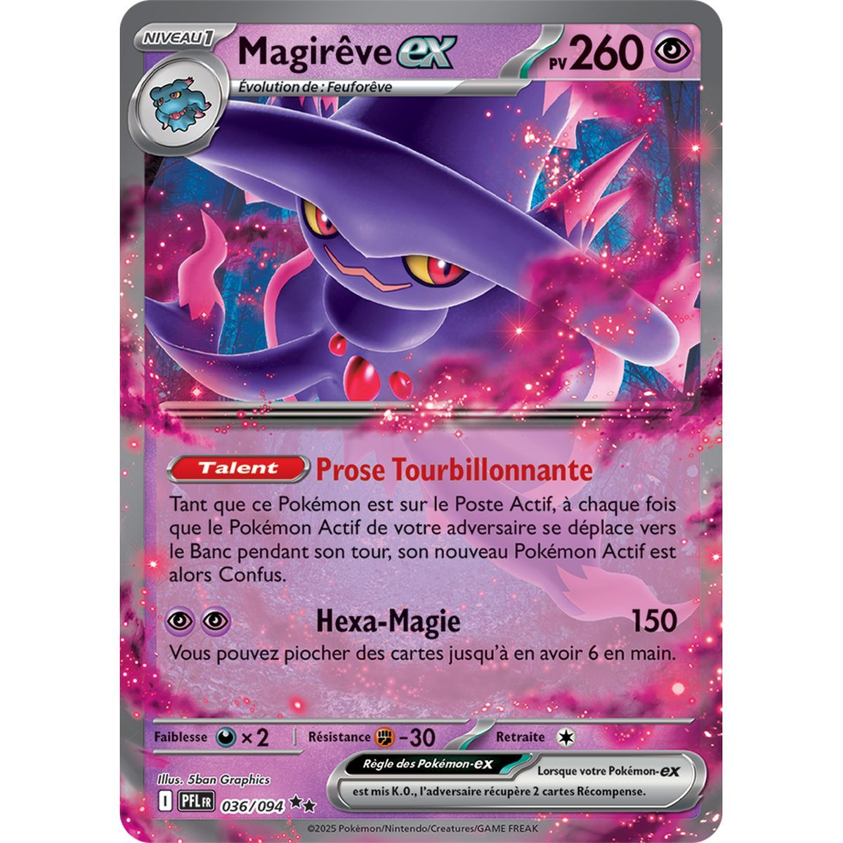 Magirêve-ex - Doppelt selten 36/94 - Mega-Entwicklung 2 Phantasmagorische Flammen