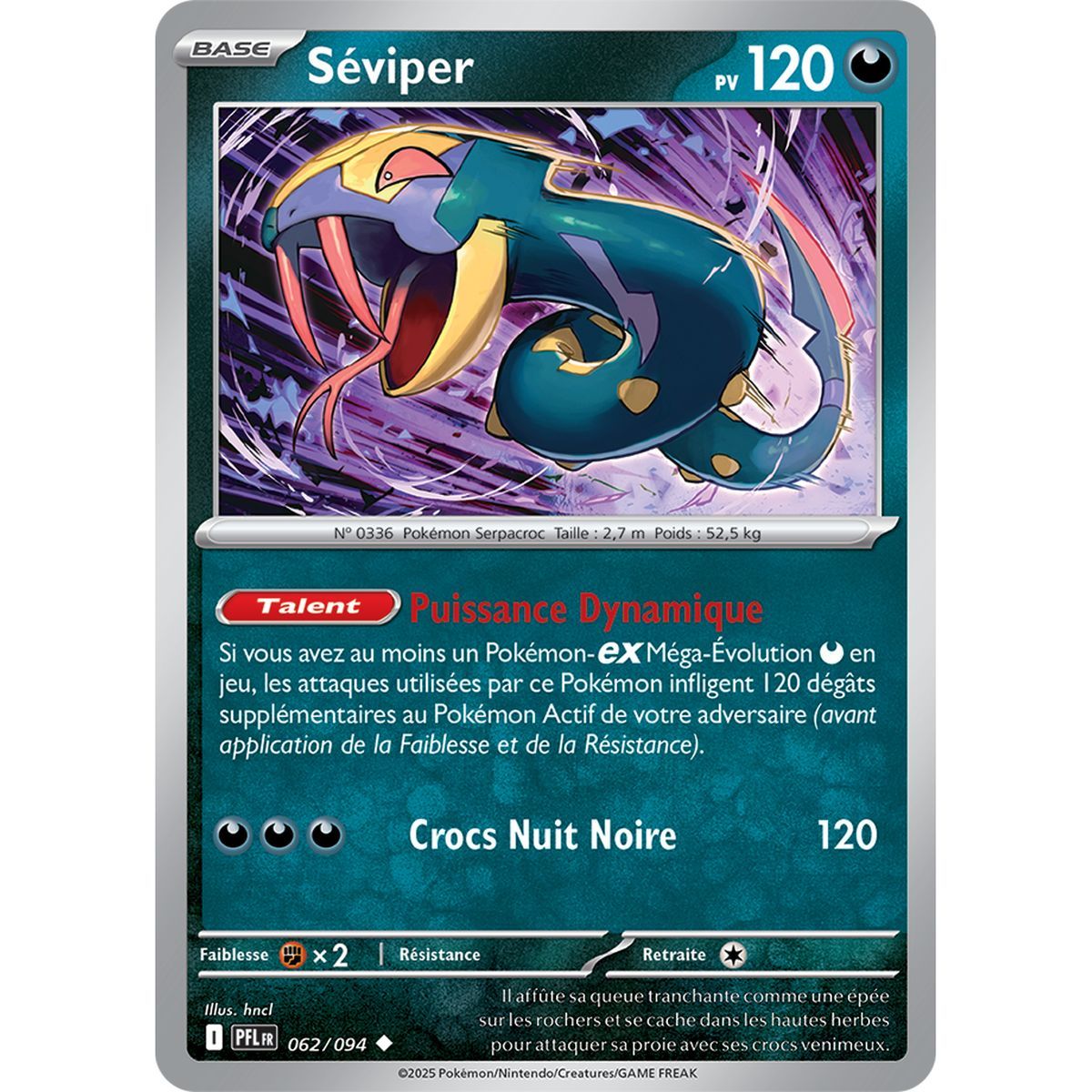 Seviper - Reverse 62/94 - Mega-Entwicklung 2 Phantasmagorische Flammen