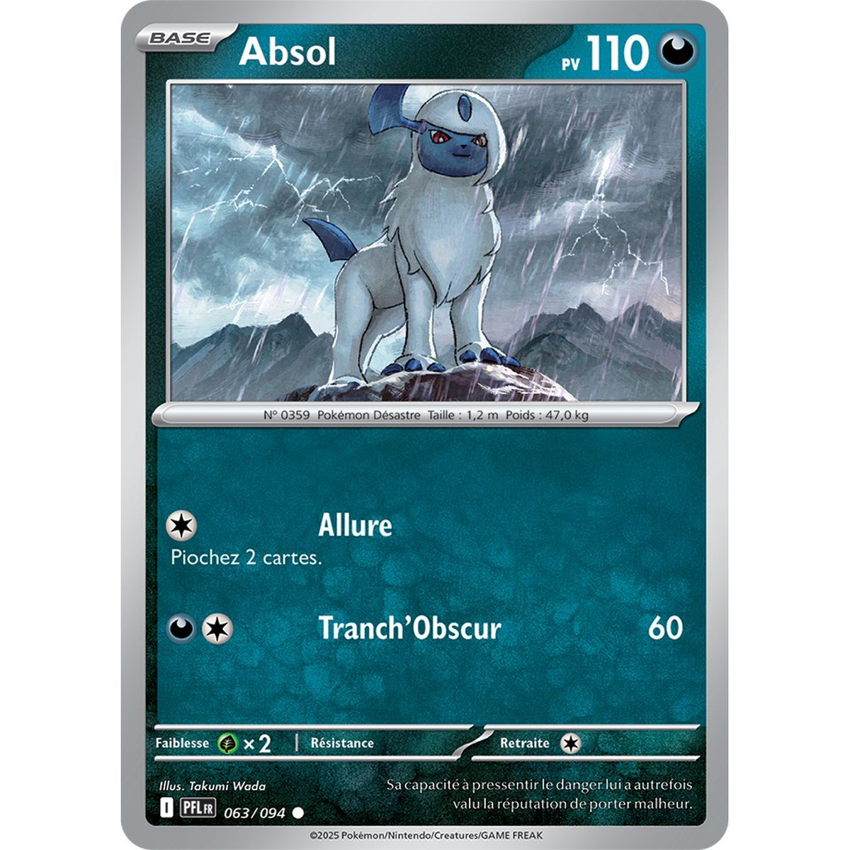 Absol – Häufig 63/94 – Mega-Entwicklung 2 Phantasmagorische Flammen