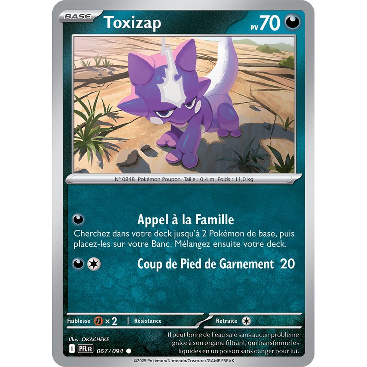 Toxizap – Reverse 67/94 – Mega Evolution 2 Phantasmagorical Flames