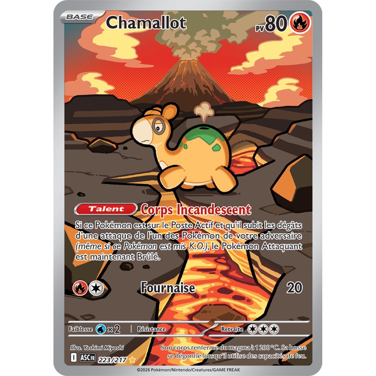 Chamallot – Seltene Illustration 223/217 – ME02.5 – Pokémon – Mega-Entwicklung: Transzendente Helden