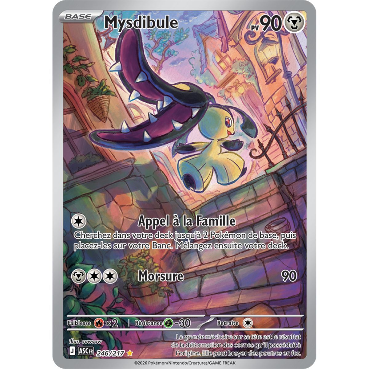 Mawile – Seltene Illustration 246/217 – ME02.5 – Pokémon – Mega-Entwicklung: Transzendente Helden