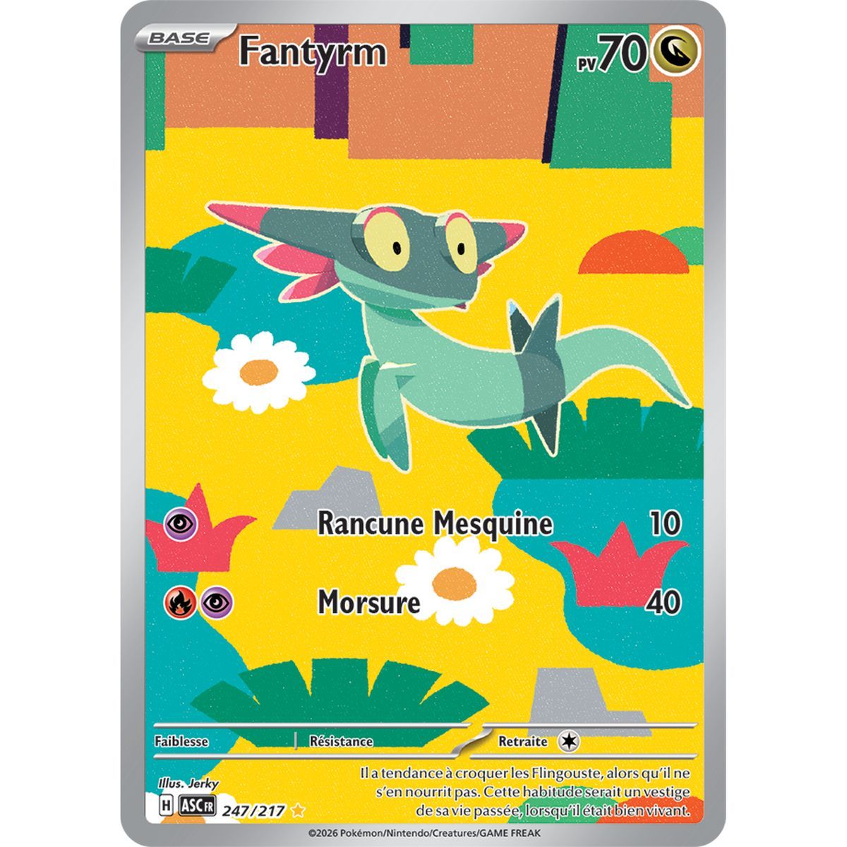 Fantyrm – Seltene Illustration 247/217 – ME02.5 – Pokémon – Mega-Entwicklung: Transzendente Helden