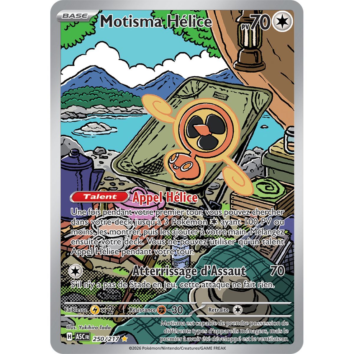 Rotom-Propeller – Seltene Illustration 250/217 – ME02.5 – Pokémon – Mega-Entwicklung: Transzendente Helden