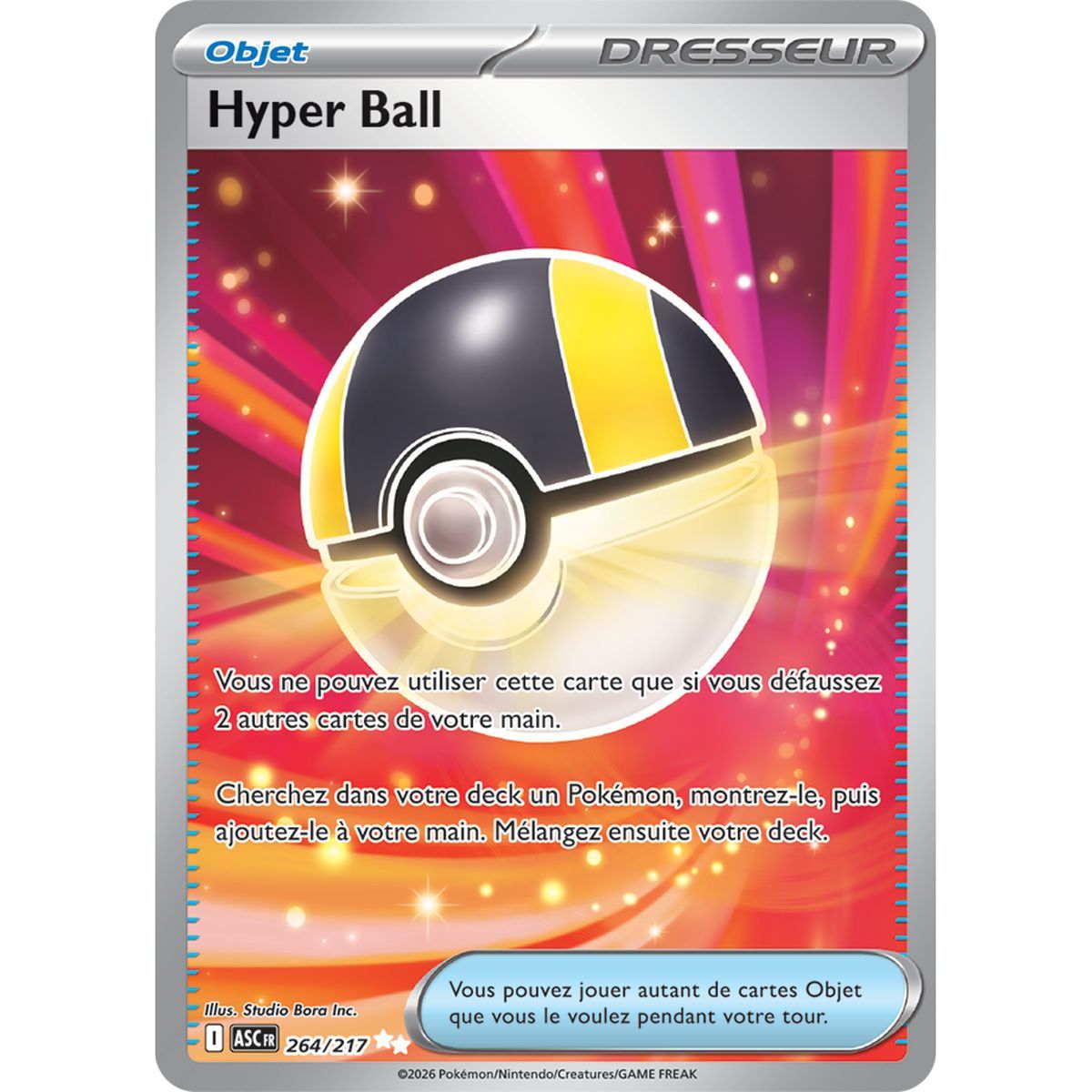 Hyperball – Ultra Rare 264/217 – ME02.5 – Pokémon – Mega-Entwicklung: Transzendente Helden