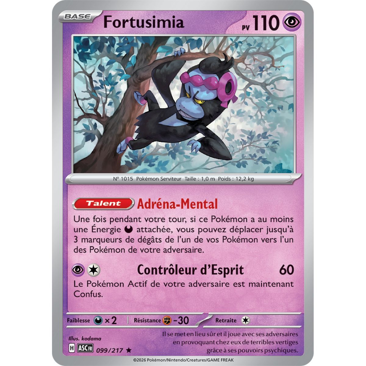 Fortusimia - Holo Rare 99/217 - ME02.5 - Pokémon - Mega Evolution Transcendent Heroes