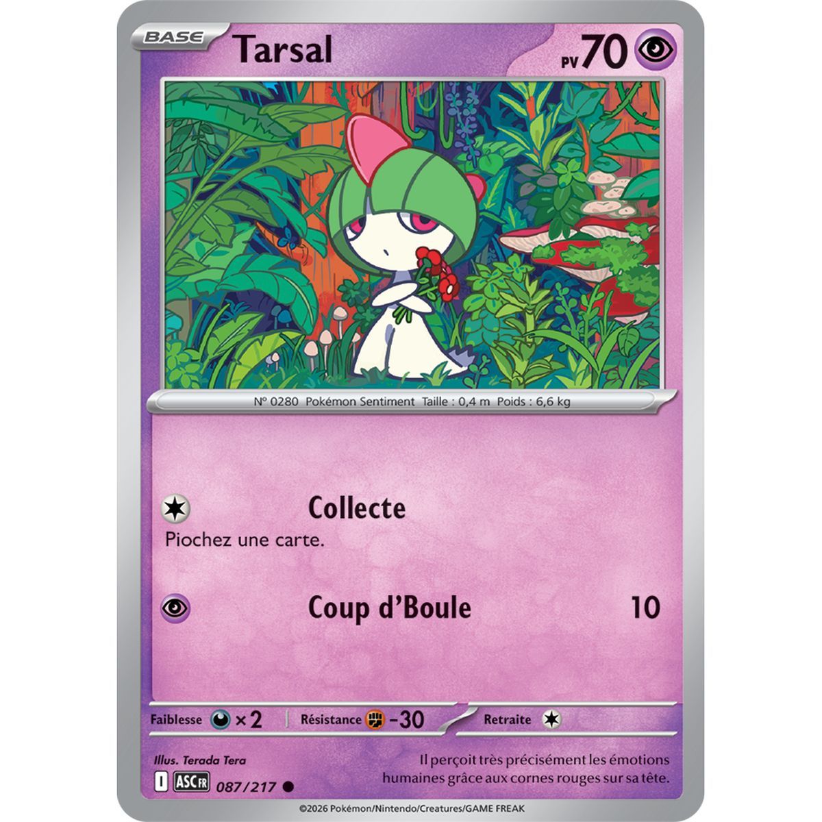 Tarsal - Umgekehrter Pokéball 87/217 - ME02.5 - Pokémon - Mega-Entwicklung Transzendente Helden