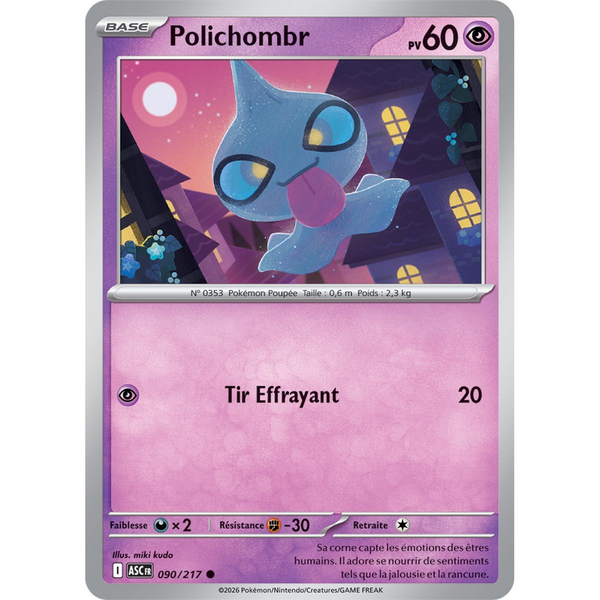 Polichombr - Reverse Pokéball 90/217 - ME02.5 - Pokémon - Mega Evolution Transcendent Heroes