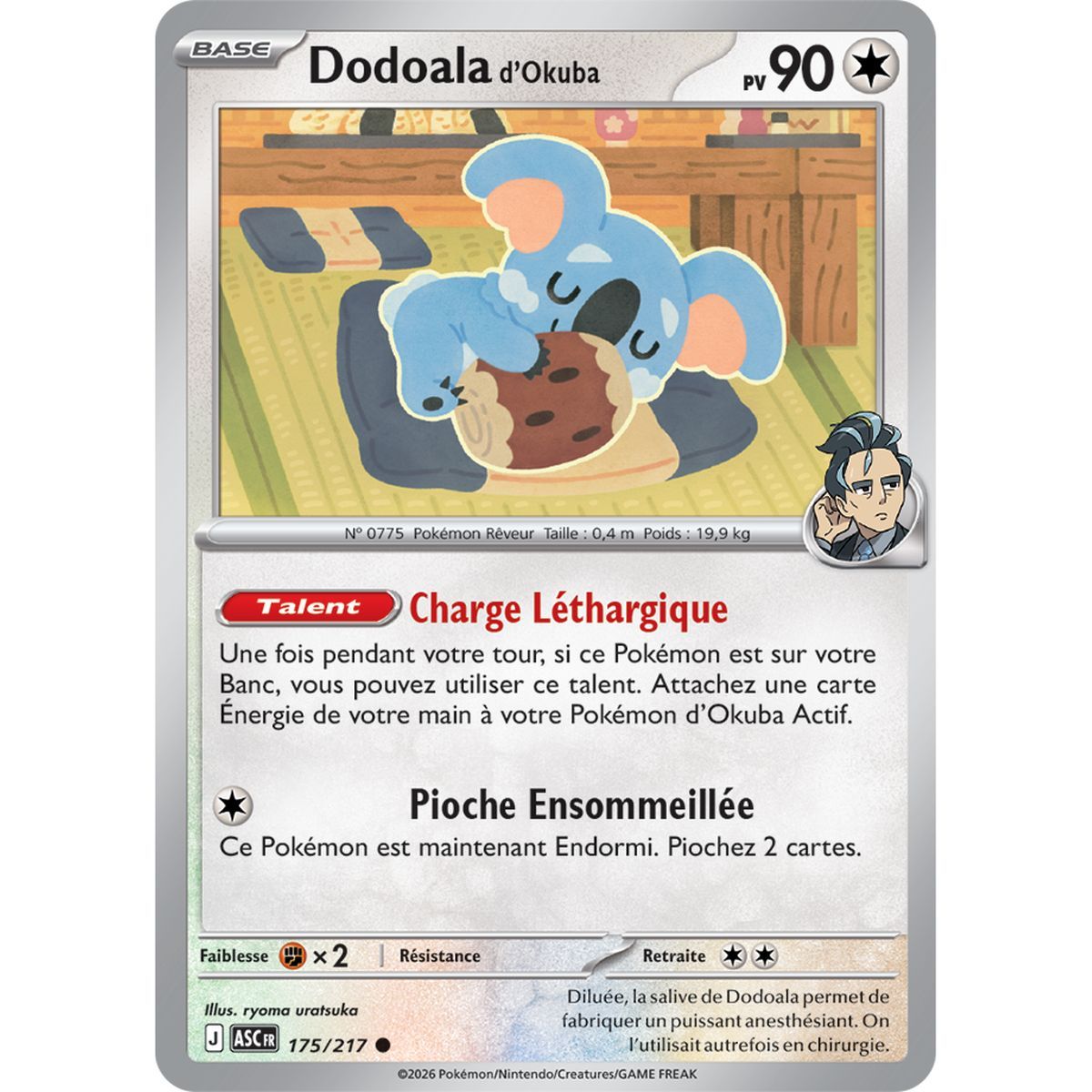 Dodoala von Okuba - Umgekehrter Pokéball 175/217 - ME02.5 - Pokémon - Mega-Entwicklung Transzendente Helden