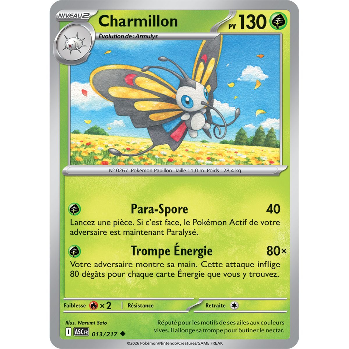 Charmillon – Ungewöhnlich 13/217 – ME02.5 – Pokémon – Mega-Entwicklung Transzendente Helden