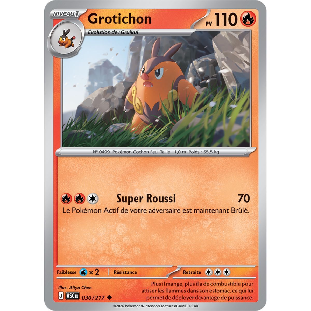 Grotichon – Ungewöhnlich 30/217 – ME02.5 – Pokémon – Mega-Entwicklung Transzendente Helden
