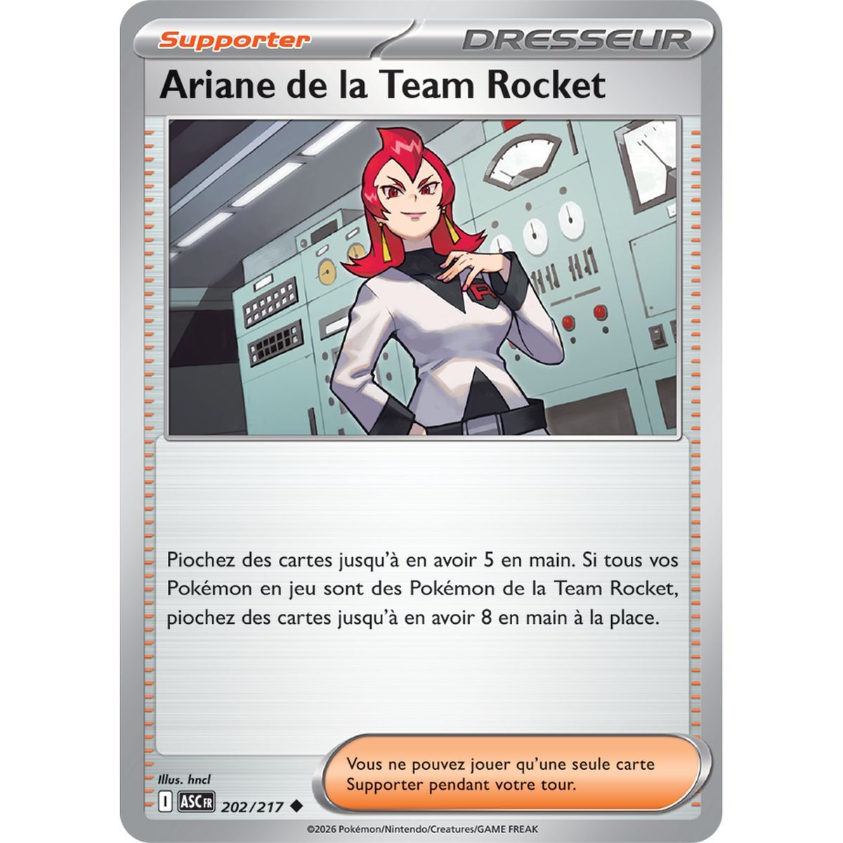 Ariane von Team Rocket – Ungewöhnlich 202/217 – ME02.5 – Pokémon – Mega-Entwicklung: Transzendente Helden
