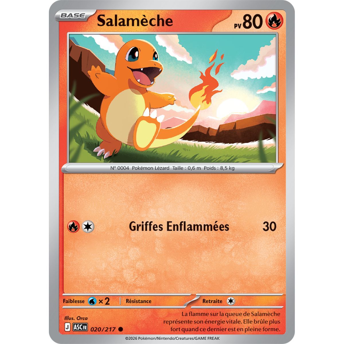 Charmander - Häufig 20/217 - ME02.5 - Pokémon - Mega-Entwicklung Transzendente Helden