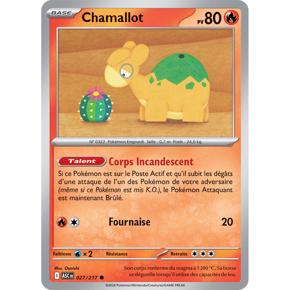 Chamallot – Häufig 27/217 – ME02.5 – Pokémon – Mega-Entwicklung Transzendente Helden