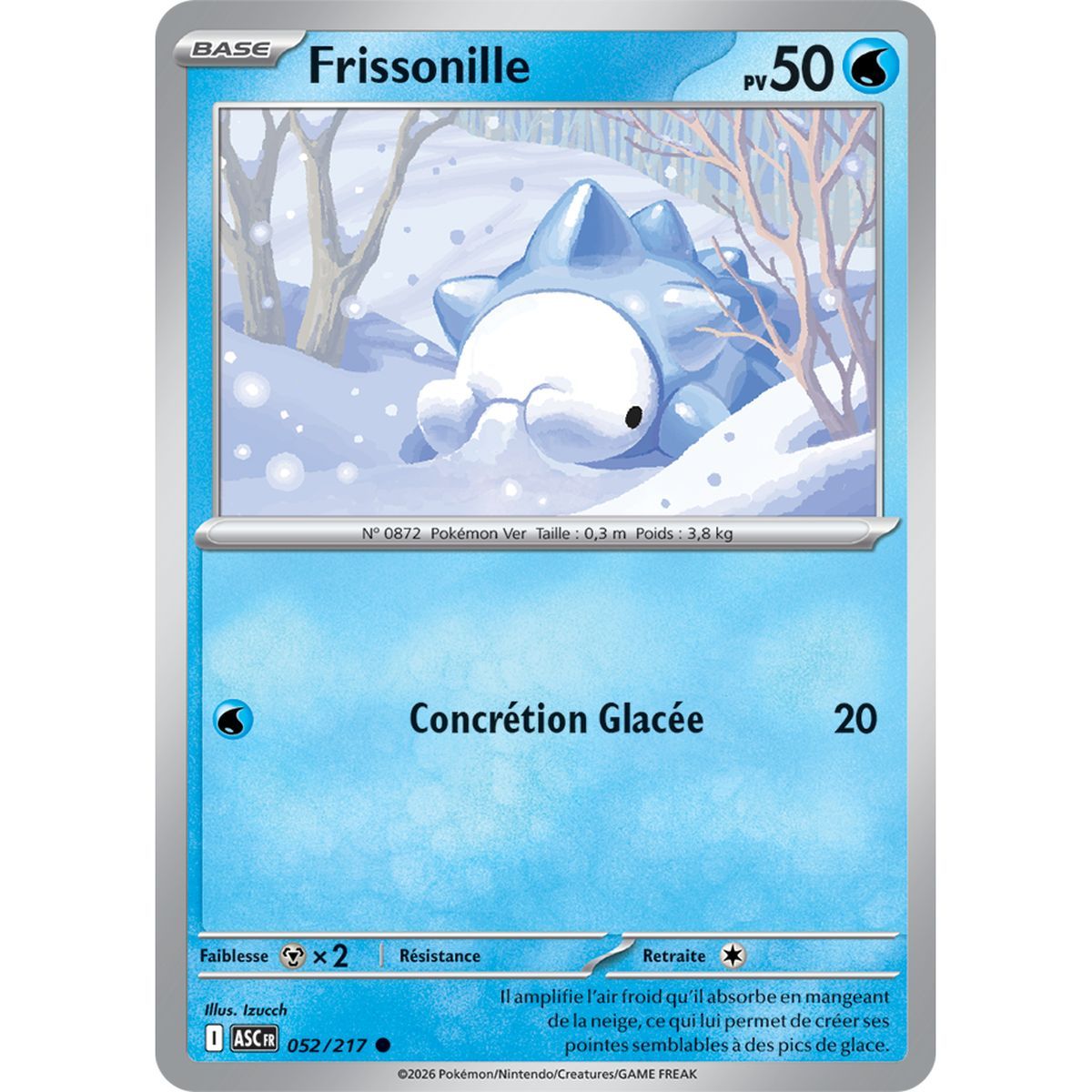 Frissonille – Häufig 52/217 – ME02.5 – Pokémon – Mega-Entwicklung Transzendente Helden