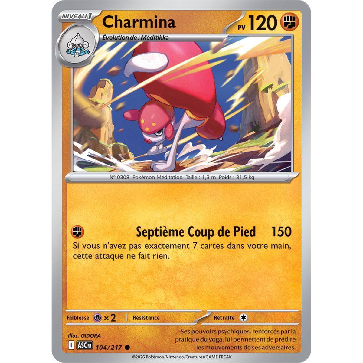 Charmina – Häufig 104/217 – ME02.5 – Pokémon – Mega-Entwicklung Transzendente Helden